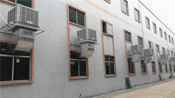 注塑车间降温环保空调安装案例