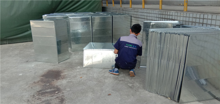 福泰环保空调安装赶货中一个月才完工