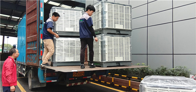 深圳龙岗环保空调-车间降温安装
