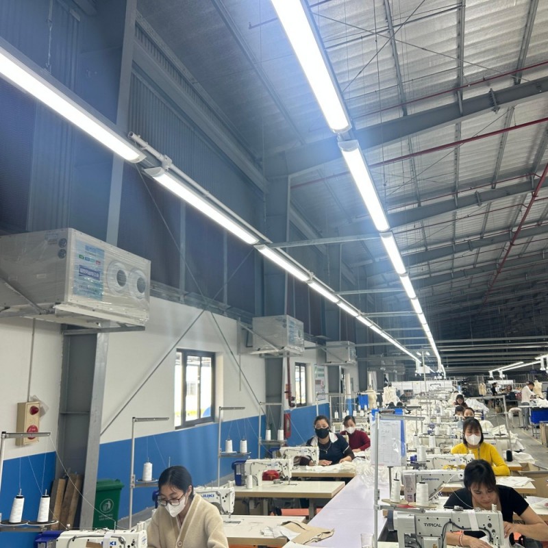 制衣服装工厂降温节能省电空调案例